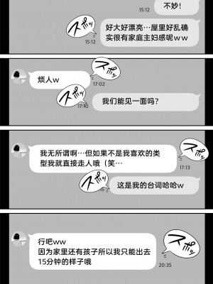 [アルプス一万堂] 俺のマチアプ体験記〜普通の主婦が一番エロい〜[中国翻訳]_11