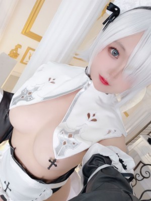 [日奈娇] 2B奶盖女仆_059