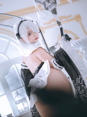 [日奈娇] 2B奶盖女仆_021