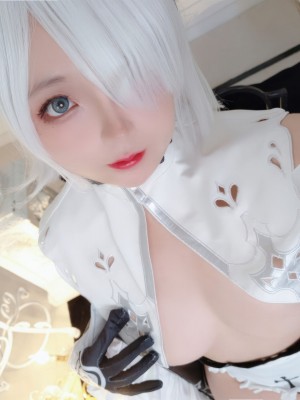 [日奈娇] 2B奶盖女仆_064