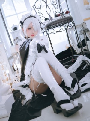[日奈娇] 2B奶盖女仆_041