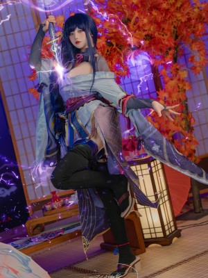 黏黏团子兔 - 3月作品原神雷电将军_05