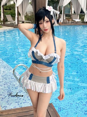 Hane Ame 雨波 - Tifa swimsuit_27