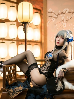 Tomoyo酱-碧蓝-路易九世旗袍-20p_13