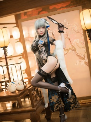 Tomoyo酱-碧蓝-路易九世旗袍-20p_20