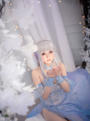 [小木曾AYA]Re0爱蜜莉雅 水晶礼服_17