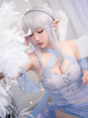 [小木曾AYA]Re0爱蜜莉雅 水晶礼服_10
