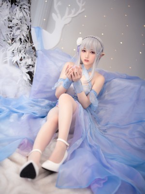 [小木曾AYA]Re0爱蜜莉雅 水晶礼服_16
