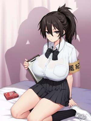 [TRY] 聽說新任風紀委員長胸部很大這回事1 [中国語] [無修正]_05