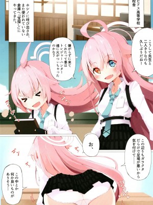 [桃色電波塔 (雪傘)] ホシノと宝探しをする話し (Blue Archive) [DL版]_05