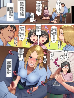 [NCP] 幼なじみのギャルとメガネっ子と中出しセックスに溺れた日 疎遠になってた幼なじみ達の成長した身体を前に… [中国翻訳]_03