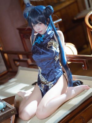 [是三不是世w] 碧蓝档案 妃咲旗袍_36