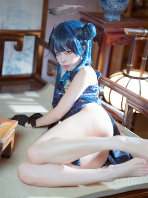 [是三不是世w] 碧蓝档案 妃咲旗袍_33