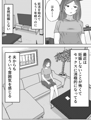 [リゾマン漫画工房 (ふみ)] 悪徳産婦人科医に検査と称して即ハメ中出しされた人妻_04