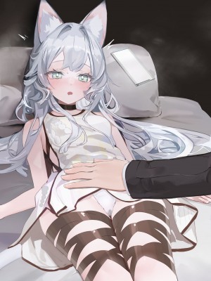猫の幼虫·迷迭香小猫咪的刀客塔爱抚高潮疗法（明日方舟同人H·LC整合汉化组）_37
