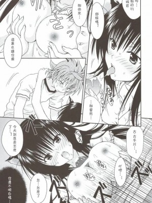 [萌の羽翼汉化组] (C76) [うさうさ (あきら)] クリーム唯にゃん！ (To LOVEる -とらぶる-)_17