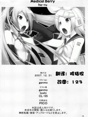 [绯色汉化组] (C73) [Medical Berry (ha-ru)] ミクスチャー (VOCALOID)_23
