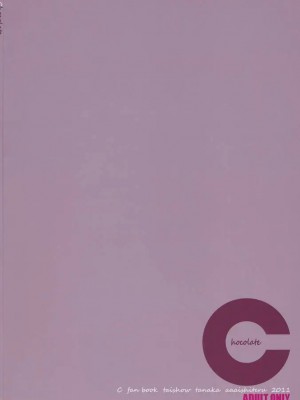 [wwy个人汉化] (C80) [ああ愛してる (たいしょう田中)] Chocolate ([C] THE MONEY OF SOUL AND POSSIBILITY CONTROL)_034