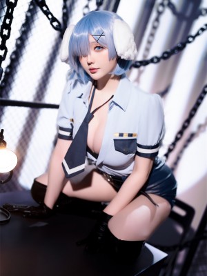 星之迟迟 - 2024年02月计划C RE0-蕾姆 狗耳警官_053