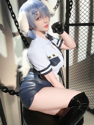 星之迟迟 - 2024年02月计划C RE0-蕾姆 狗耳警官_047