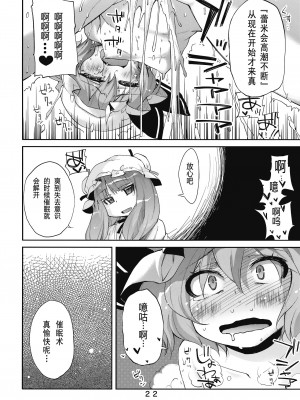 [动情局汉化组] (C76) [くらげのかんづめ (よしの)] Bell, Book and Candle (東方Project)_21