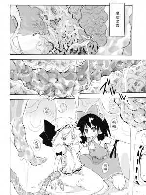 [东方小吃店] (例大祭6) [すぱぃしあ (霧巴ころは)] 魔法の森で出逢えたら～大乱闘触手ブラザーズ編～ | 若我們相遇在魔法森林～大亂鬥觸手BROTHER編～ (東方Project)_012