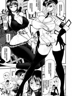 [里界漢化組] (C77) [アルセノテリス (Rebis、沈没)] 乱れ咲き女囚海賊 | 繚亂綻放 女囚海賊 (ワンピース)_04