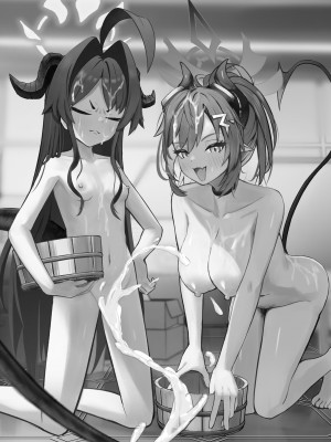 [ちりめんなおゆき (なおゆき)] 先生の温泉が開発されちゃう本 (ブルーアーカイブ) [DL版] [中国翻訳]_23