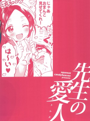 (COMIC1☆24) [squeezecandyheaven (いちはや)] 先生の愛人 [白杨汉化组]_29