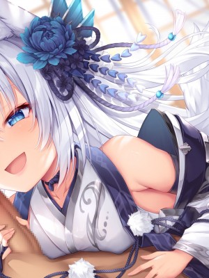 [もふもふ苑 (空色れん)] 夜刀様【01】 おくちで…❤ [中国翻訳]_15