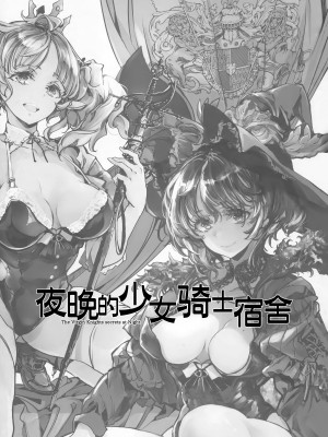 (C102) [70年式悠久機関 (おはぎさん)] 夜の乙女騎士寮｜夜晚的少女骑士宿舍 [驴子汉化组]_03