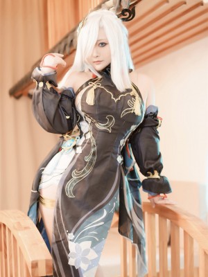 洛璃LoLiSAMA—原神 申鹤冷花幽露_09