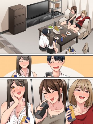 [NCP] 入社したらビッチな女先輩ばかりでハーレムになった。宅飲みで精液まで飲み干されることになった僕の話。_28