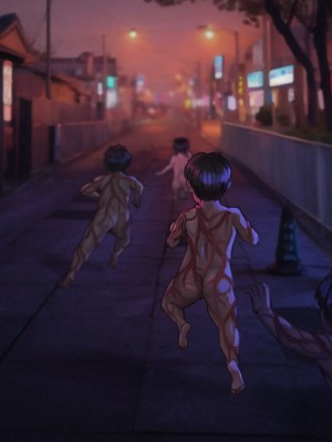 [ゴブリン盗賊団] 触手の苗床化孕み袋 人妻と夫がオナニーしているときに UMAの触手に肉体改造され強制出産 [中国語]_110