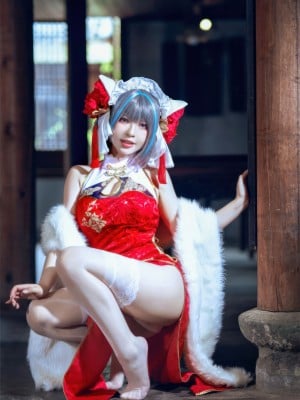半半子 -  柴郡中华娘旗袍_05