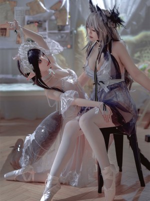 面饼仙儿&半半子 - Arknights 黑x森蚺バレエ_18