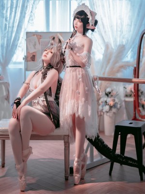 面饼仙儿&半半子 - Arknights 黑x森蚺バレエ_43