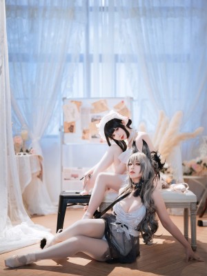 面饼仙儿&半半子 - Arknights 黑x森蚺バレエ_36