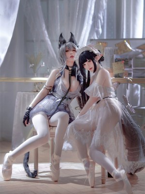 面饼仙儿&半半子 - Arknights 黑x森蚺バレエ_06