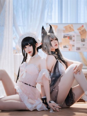 面饼仙儿&半半子 - Arknights 黑x森蚺バレエ_33