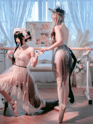 面饼仙儿&半半子 - Arknights 黑x森蚺バレエ_39