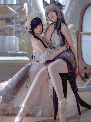 面饼仙儿&半半子 - Arknights 黑x森蚺バレエ_19