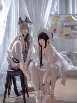 面饼仙儿&半半子 - Arknights 黑x森蚺バレエ_20