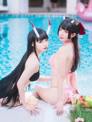 封疆疆 ＊ 祖木子 能代x酒匂泳装_21