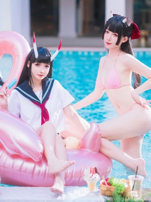封疆疆 ＊ 祖木子 能代x酒匂泳装_27
