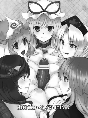 (例大祭9) [百々ふぐり (しんどう)] 加齢なる日常 (東方Project) [DL版] [中国翻訳]_03