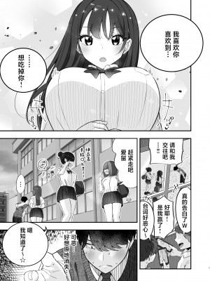 [ぱいぱくちぃ (ぱくぱくちぃ)] 巨乳陽キャに嘘告したら、付き合うことになったので巨根陰キャは堪らず...連続中出しHした [中国翻訳]_02