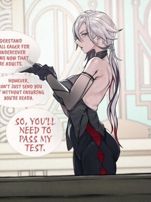 [Frozenspiderlily][Frzspiderlily] Arlecchino - "Trainee program"(text) | 阿蕾奇诺 - "培训生计划" (Genshin Impact) [无修] [English]_arl_txt_shv_001