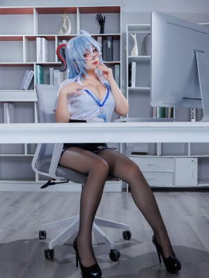 胡桃猫Kurumineko - 甘雨OL_014