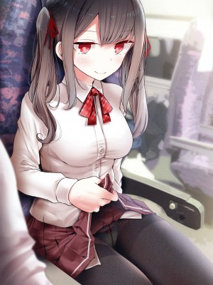 [嘘つき屋 (大嘘)] 通勤道中であの娘がぱんつを見せてくる本 2 [靴下汉化组] [DL版]_Oouso2_0006